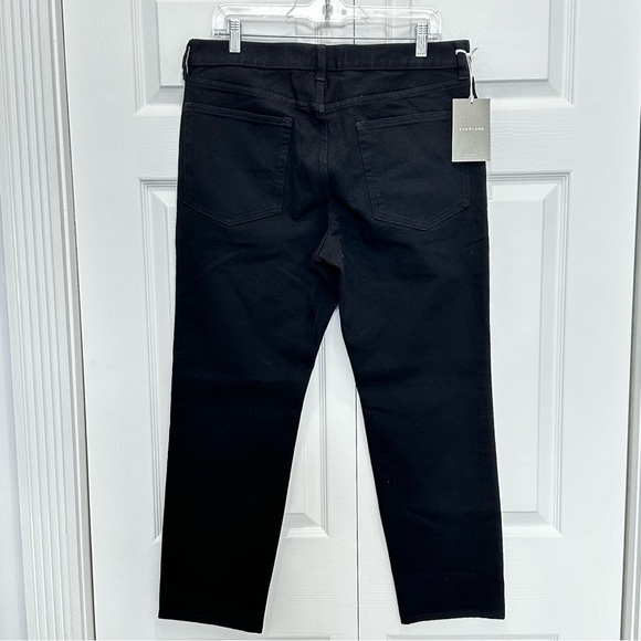 NEW EVERLANE The Slim 4-Way Stretch Organic Jean | Uniform in Black Size 35 x 28 - Picture 6 of 7